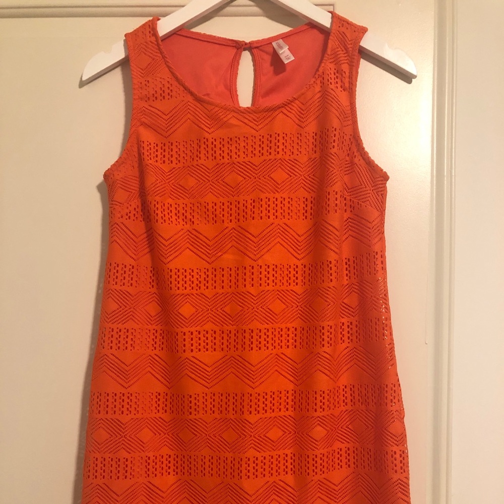 Orange summer dress